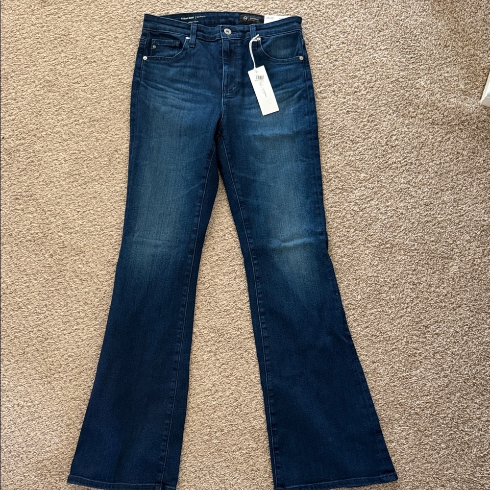 AG Adriano Goldschmied Dark Blue Flare Jeans Epilogue